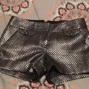 Black/silver shorts